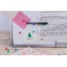 100-pack Push Pin Magnets, Ideal for Whiteboard, Refrigerator, Map and Calendar, 7 Assorted Colors Office Magnetic Push Pins